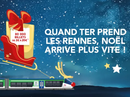 Des billets TER à prix réduits pour les fêtes dans la région