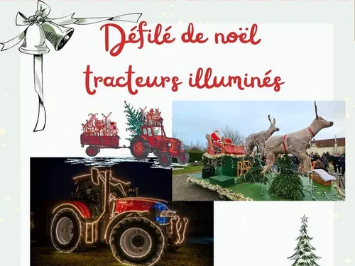 Cortège de tracteurs et chars illuminés dans l'Audomarois ce samedi