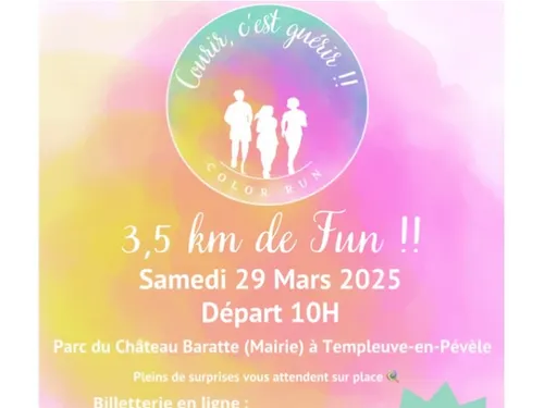 Une Color Run solidaire à Templeuve-en-Pévèle