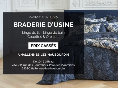 Vente d'usine chez Anne de Solène à Hallennes-lez-Haubourdin