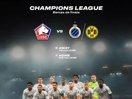 On connait le prochain adversaire du LOSC en Ligue des Champions