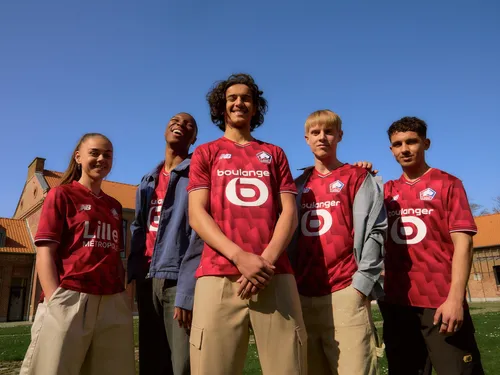 Le LOSC a dévoilé son nouveau maillot domicile