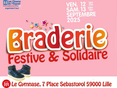 Une braderie solidaire pour Les Clowns de l'Espoir