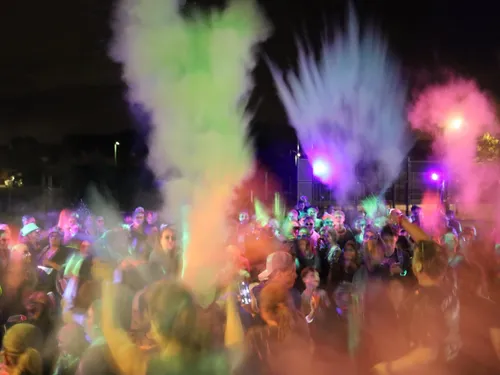 3ème édition de la Color Night Run de Deûlémont en préparation