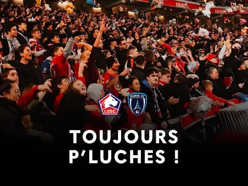 Ramenez vos peluches au match Lille-Paris FC ce dimanche !
