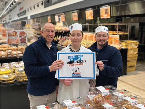 Recrutement dans les magasins Leclerc de la région ce samedi