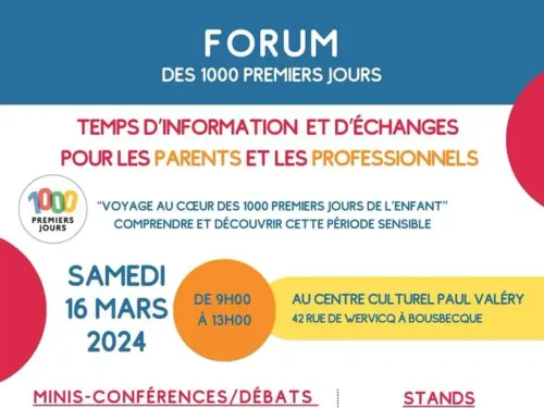 Le forum des 1000 premiers jours à Wervicq-Sud