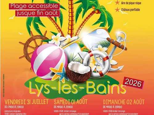 Une plage éphémère à la frontière, ce week-end à Comines-Warneton