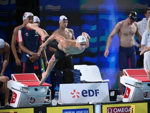 Un Amiénois médaillé d'argent à l'Euro de natation