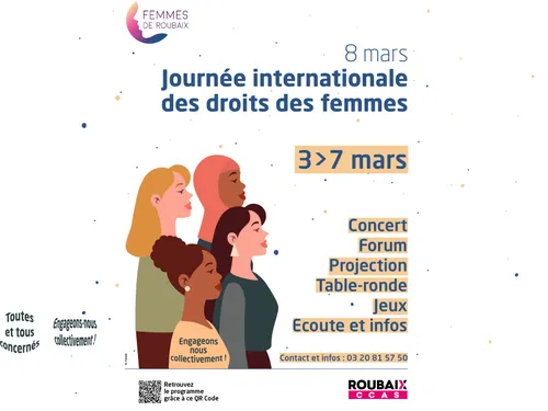 Des animations pour la Journée des droits des femmes à Roubaix
