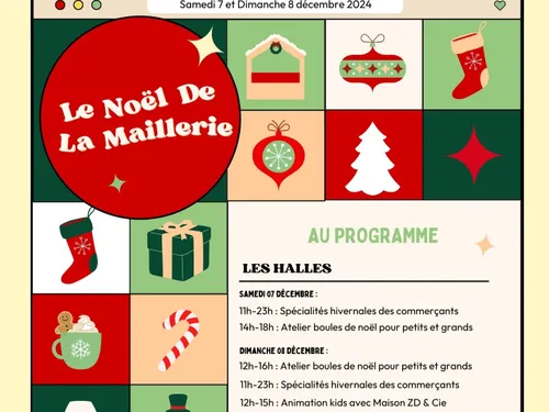 C'est Noël à la Maillerie ce week-end !