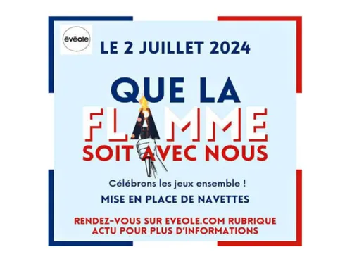 Des navettes pour le passage de la flamme à Douai