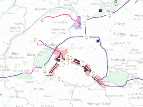 La circulation très perturbée ce week-end avec les JO