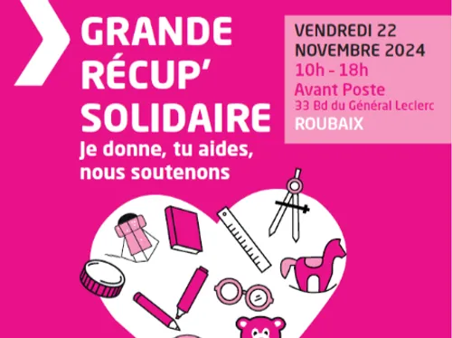 Une « Grande récup' solidaire » à Roubaix