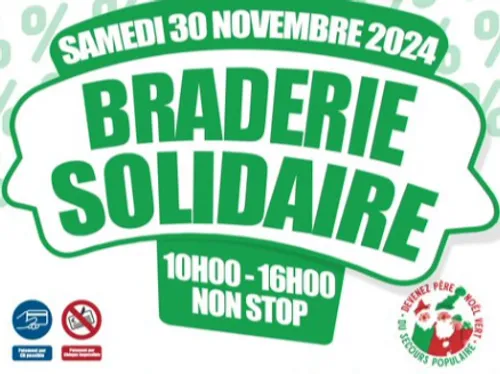Vente solidaire avec le Secours Populaire du Nord