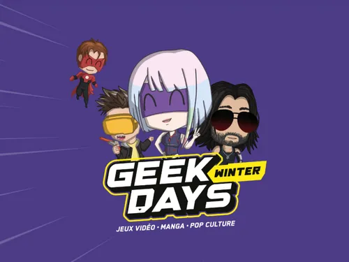 Les Geek Days s'installent de nouveau au Grand Palais à Lille