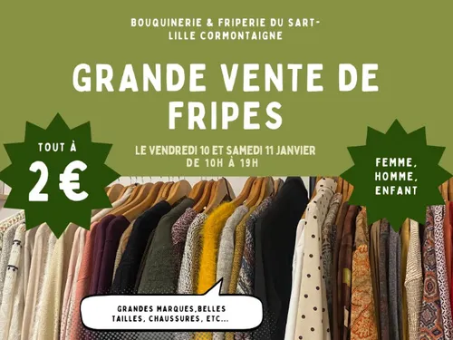 Tout à 2 € à la Friperie du Sart de Cormontaigne à Lille