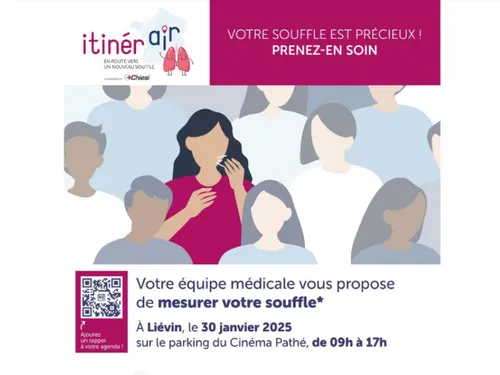 Testez votre souffle à Liévin ce jeudi