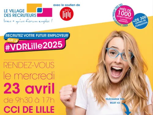 Le Village des Recruteurs s'installe à la CCI de Lille