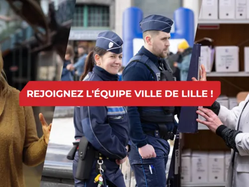 La Ville de Lille recrute de nouveau ce mois-ci