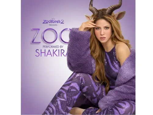 Shakira signe la BO de Zootopie 2