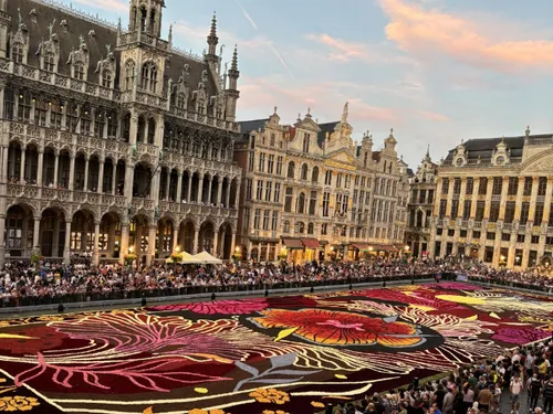 Un immense tapis de fleurs à observer à Bruxelles !
