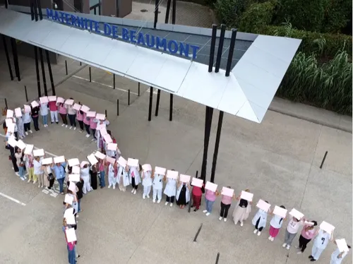 Une journée d'animation pour Octobre Rose à l'hôpital de Roubaix
