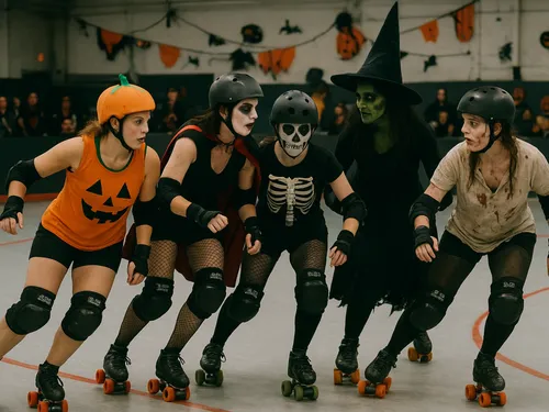 Une soirée Disco-Halloween à la Halle de Glisse de Lille