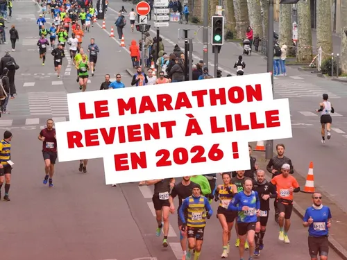 Le marathon de Lille de retour l'an prochain !