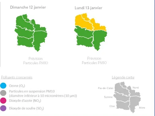 Episode de pollution dans le Nord-Pas-de-Calais