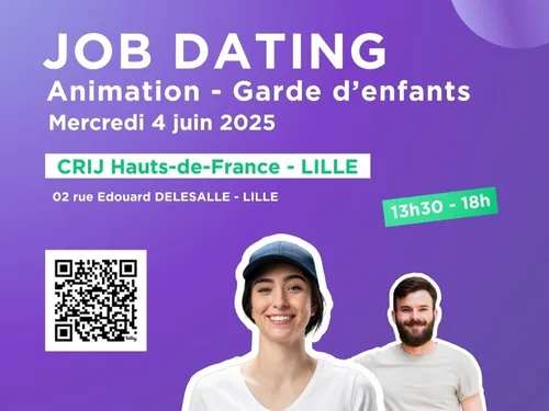 Job dating dans l'animation avec le CRIJ
