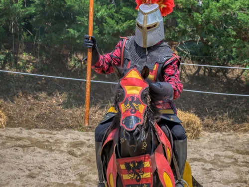 Un tournoi de chevalerie à Asnapio à Villeneuve d'Ascq 