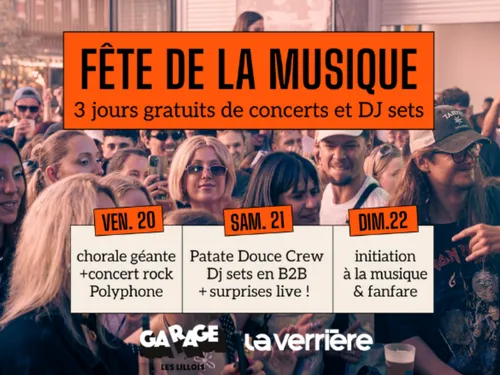 Garage fête la musique pendant 3 jours à Lille ! 