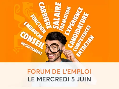 Forum emploi le 5 juin à Promenade de Flandre