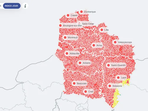 Episode de pollution ce mardi dans les Hauts-de-France
