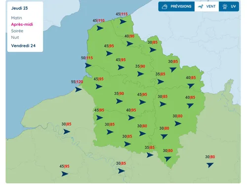 La tempête Benjamin arrive dans la région