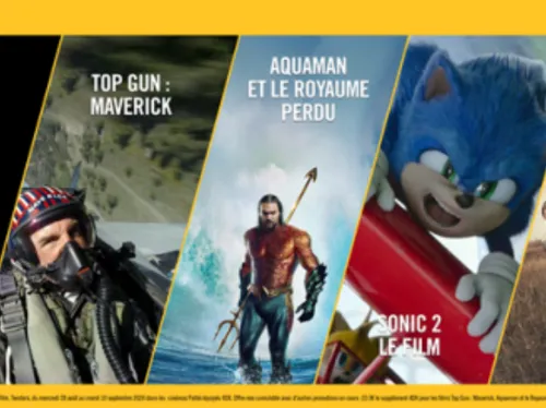 Le festival 4DX de retour dans plusieurs cinémas de la région