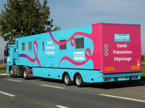 Le Camion du Nord en tournée pour se faire dépister du cancer du sein