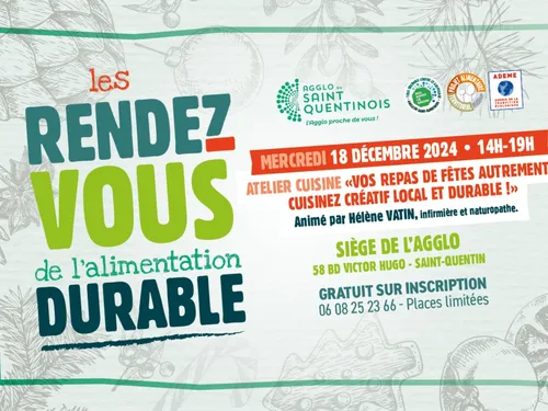 Atelier cuisine pour les fêtes à Saint-Quentin 