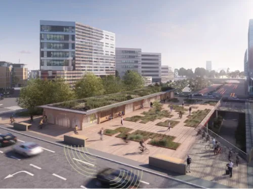 Nouvelle phase de travaux sur la place Valladolid à Lille