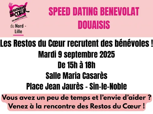 Des bénévoles recherchés aux Restos du cœur de Douai 