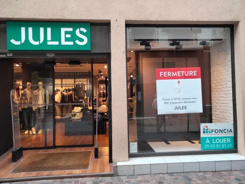 Les magasins Jules de Cahors et Montauban ferment leurs portes