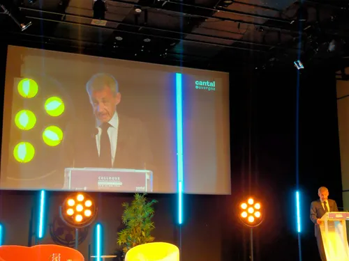  Nicolas Sarkozy à Aurillac 