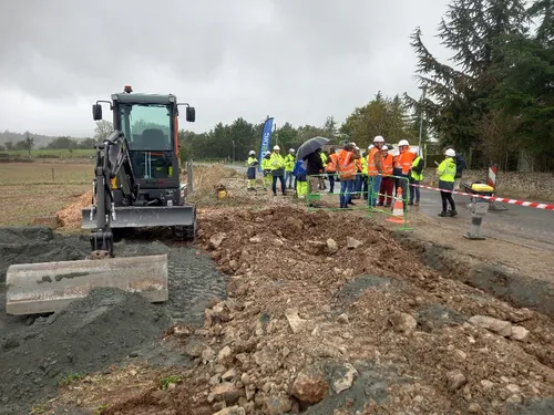Un chantier bas carbone à Sainte Radegonde