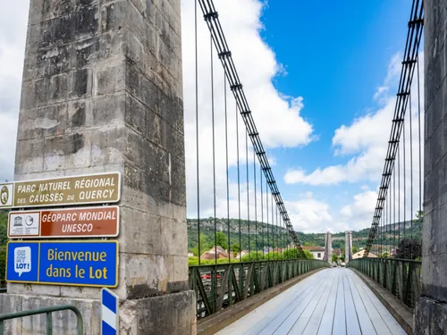 Une limite pour les poids lourds sur le pont de Cajarc