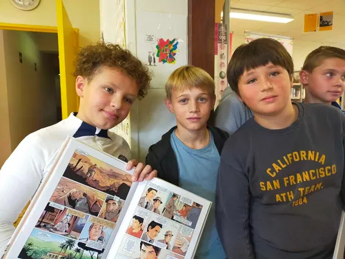 La BD "Pompidou"  entre dans les collèges