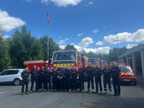 Une vingtaine de pompiers lozériens sont partis en renfort à Marseille