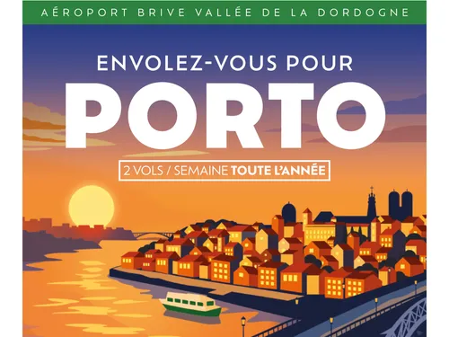 Brive : les vols vers Porto vont reprendre 