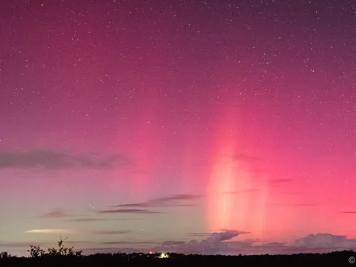 De magnifiques aurores boréales visibles de chez nous cette nuit !