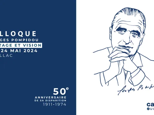 Nicolas Sarkozy et Edouard Balladur à Aurillac pour un colloque...